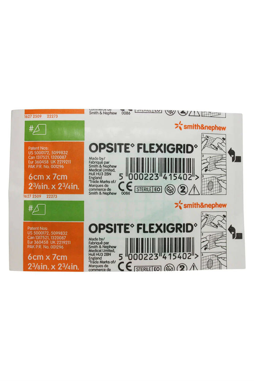 OPSITE Flexigrid Dr 6x7cm Box 100pk