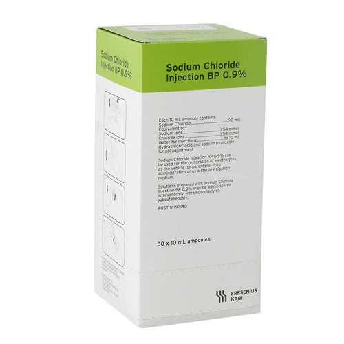 SODIUM Chloride 10ml amp. 50pk PFIZ