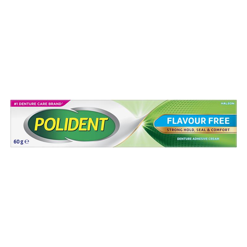 POLIDENT Flavour Free Dent Adh. Cream 60g
