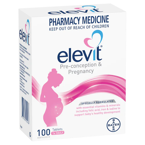 Elevit Pre-conception & Pregnancy with Vitamin D Tabs 100s