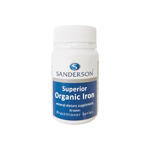 SANDERSON Superior Organic Iron 30s