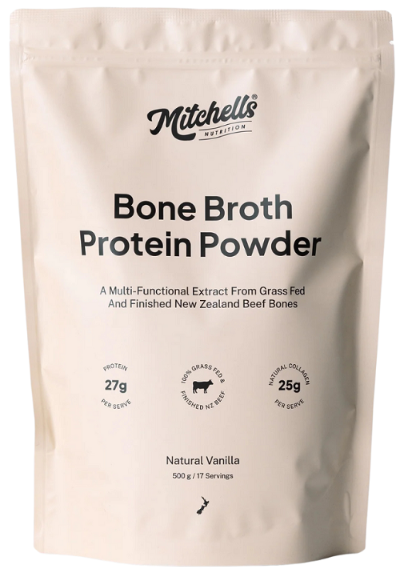Mitchell's Bone broth Powder Vanilla 500grams