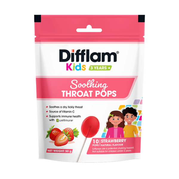 DIFFLAM K Sooth Throat Pop Strawb10s