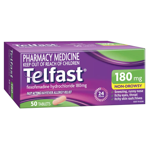 TELFAST Tablets 180mg 50s