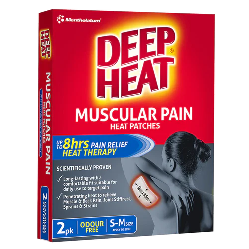 Mentholatum Deep Heat Patch 2pk
