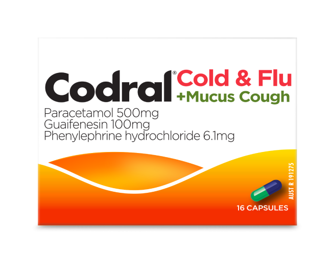 CODRAL Cold&Flu + Mucus Cough 24s