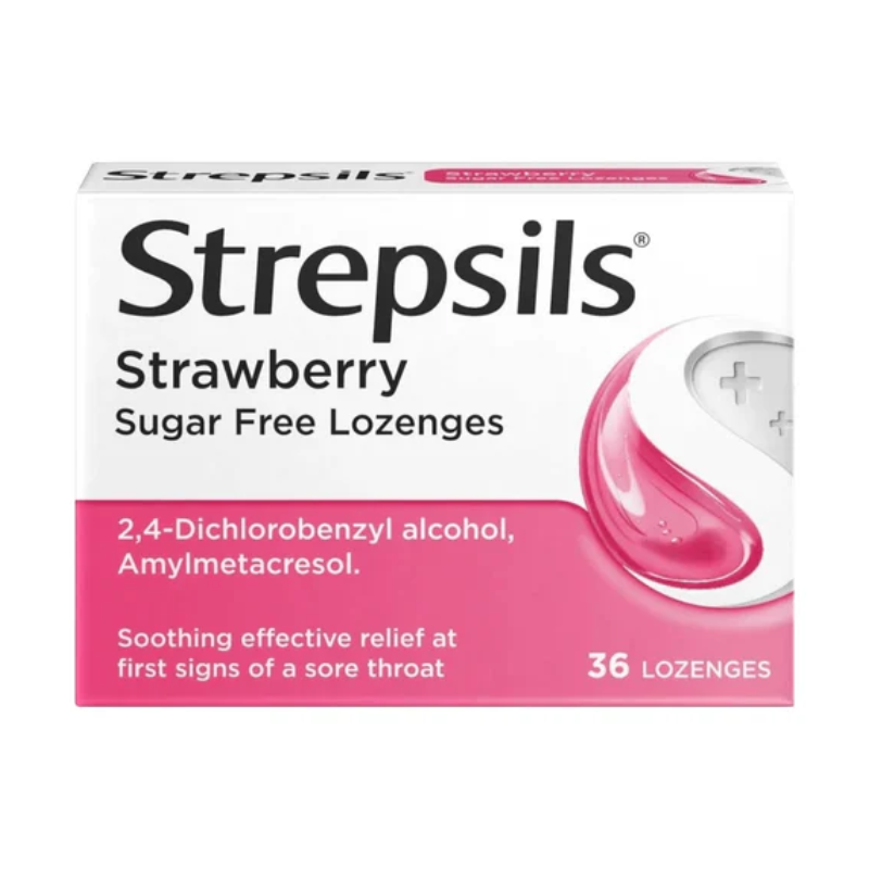 STREPSILS S/F Lozenge Strawberry