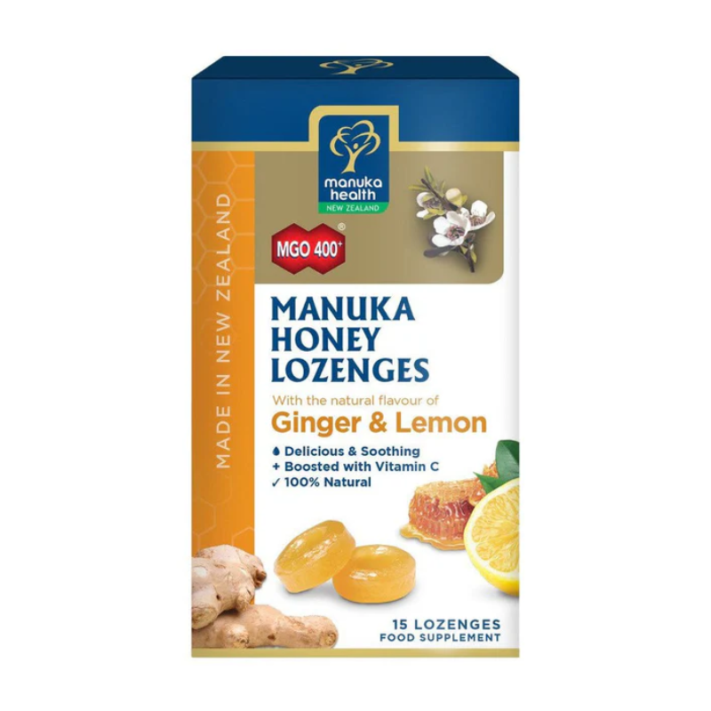 MH M/Honey Loz. Ginger&Lemon 15pk