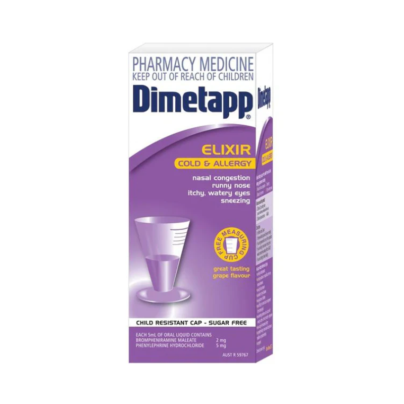 DIMETAPP Cold&Allergy Elxr CF 200ml