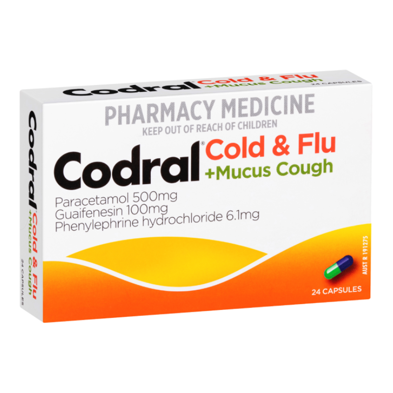 CODRAL Cold&Flu + Mucus Cough 24s