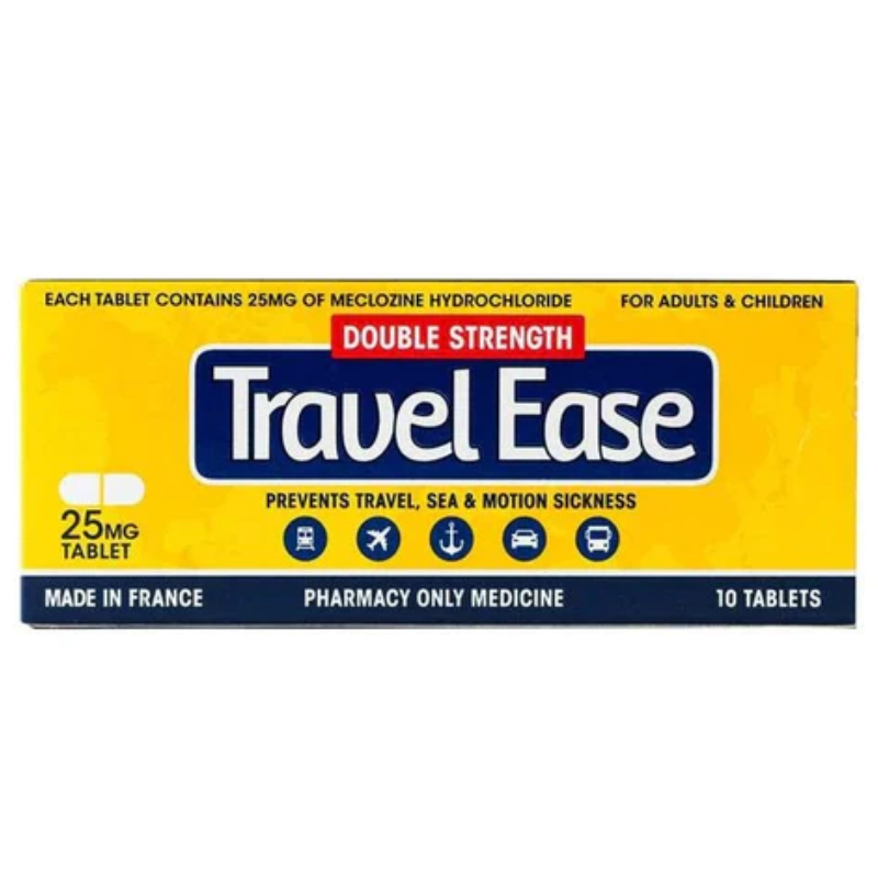 Travel Ease Dbl Str 25mg Tablets 10s
