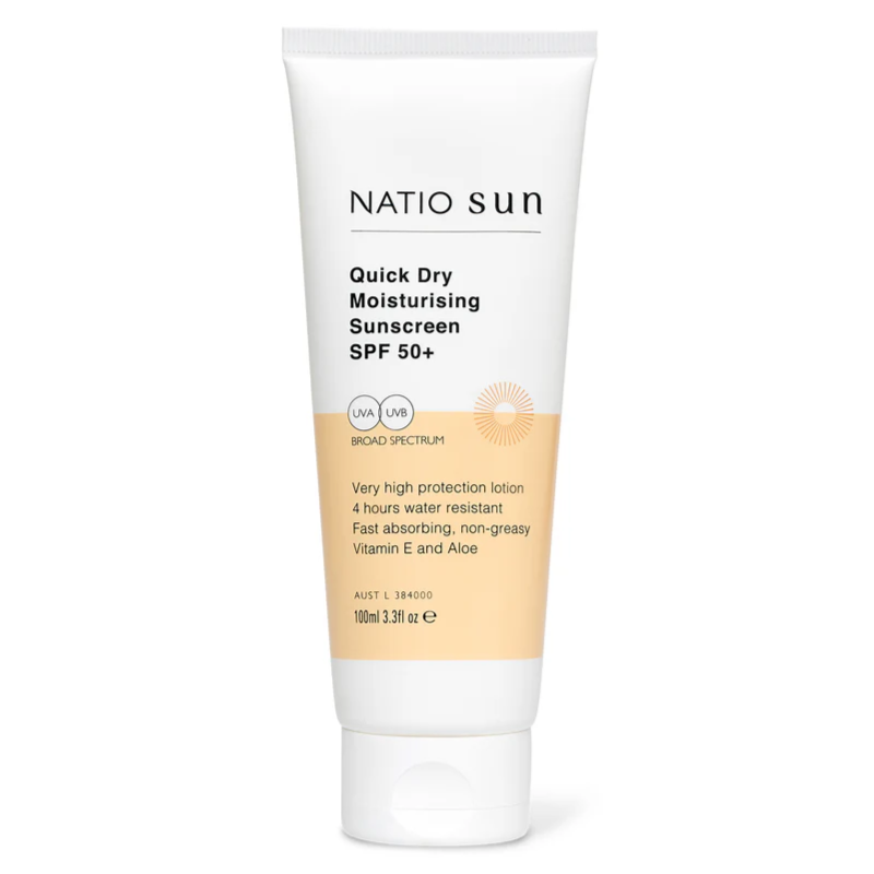 NATIO Quick Dry Moist SPF50+ 100ml