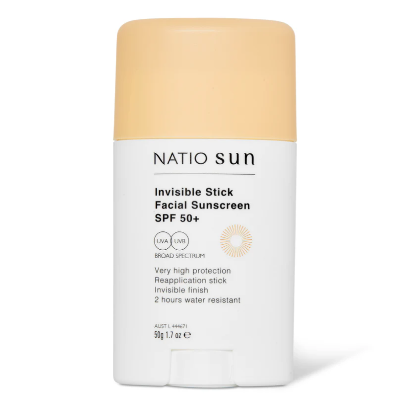 NATIO Invi Stk Fac S/Scrn SPF50+ 50g