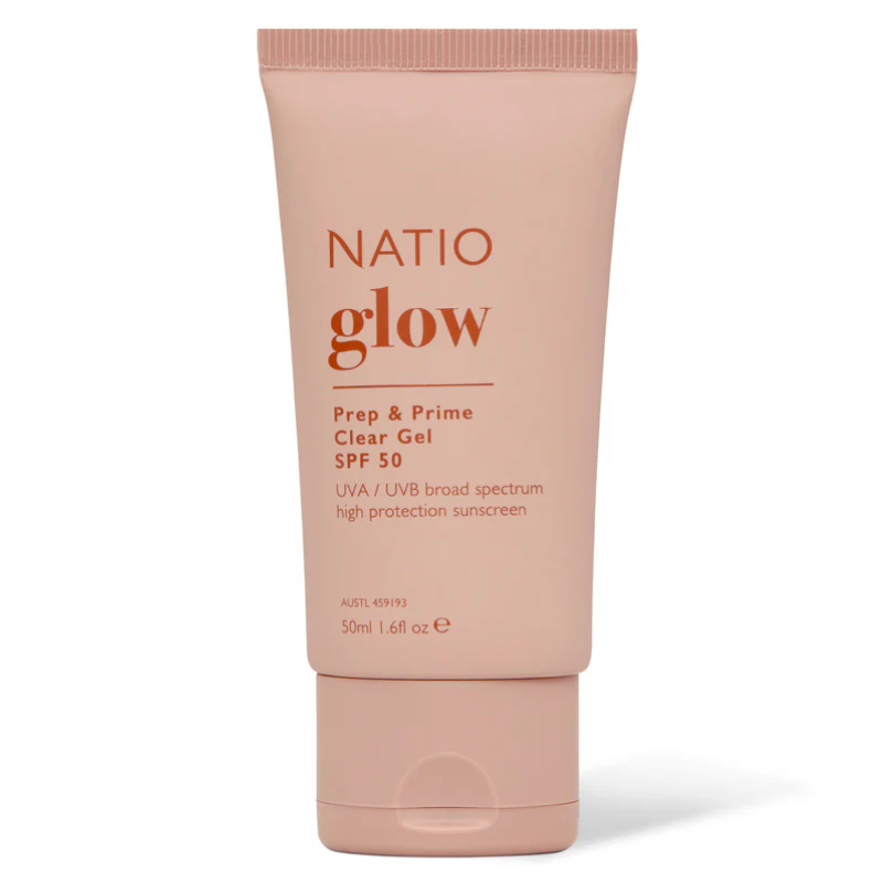 NATIO Glw D/Rd Clr Gel SS SPF50 50ml