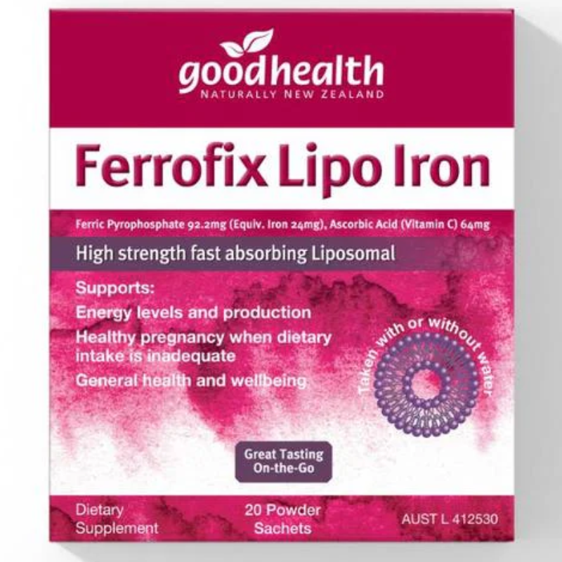 GHP Ferrofix Lipo Iron Sachet 20s