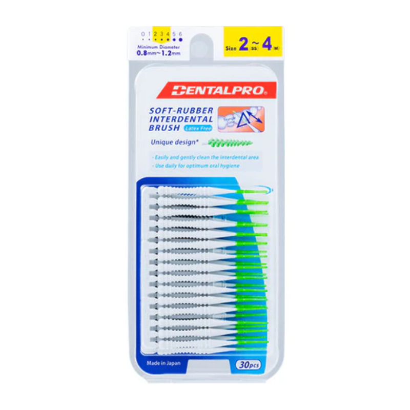 DENTALPRO ID Brush Size 2-4 Green