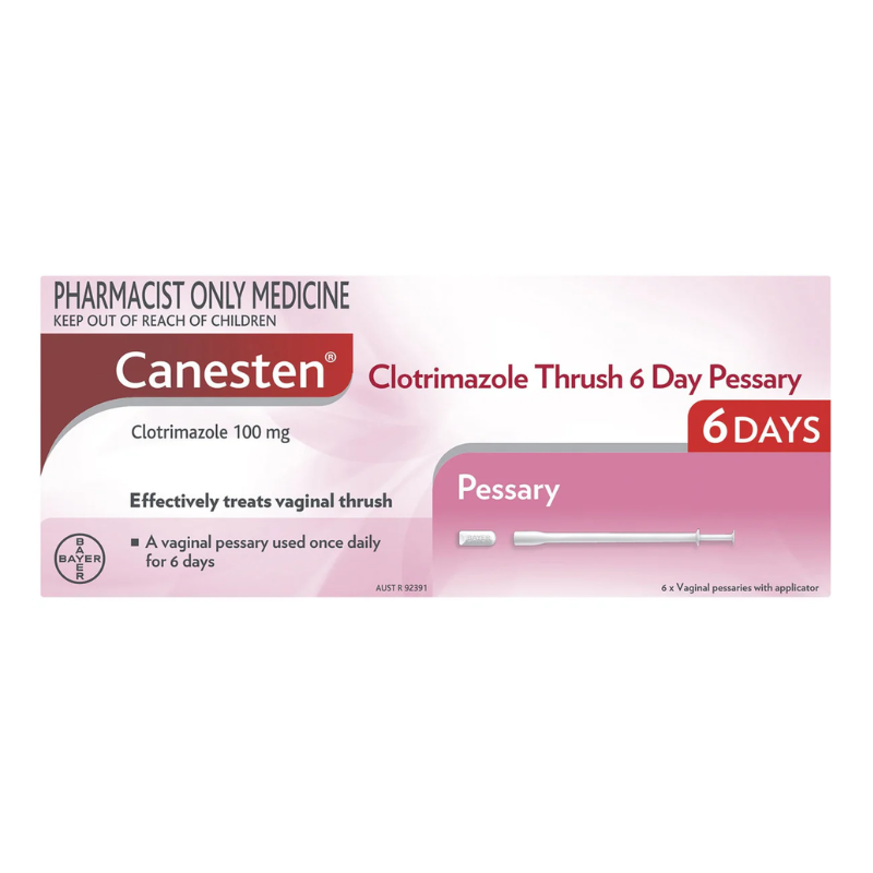 CANESTEN 6D Vaginal Pessary 1% 100mg