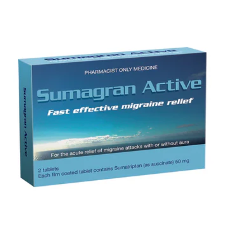 SUMAGRAN Active 50mg Tab 2Pk