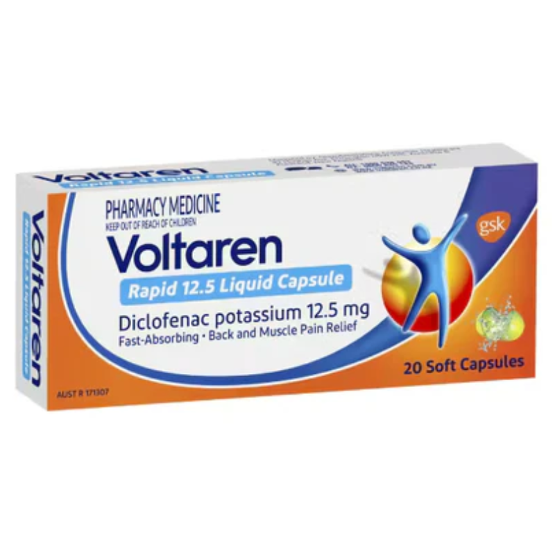 Voltaren Rapid 12.5mg Liq Caps 20s