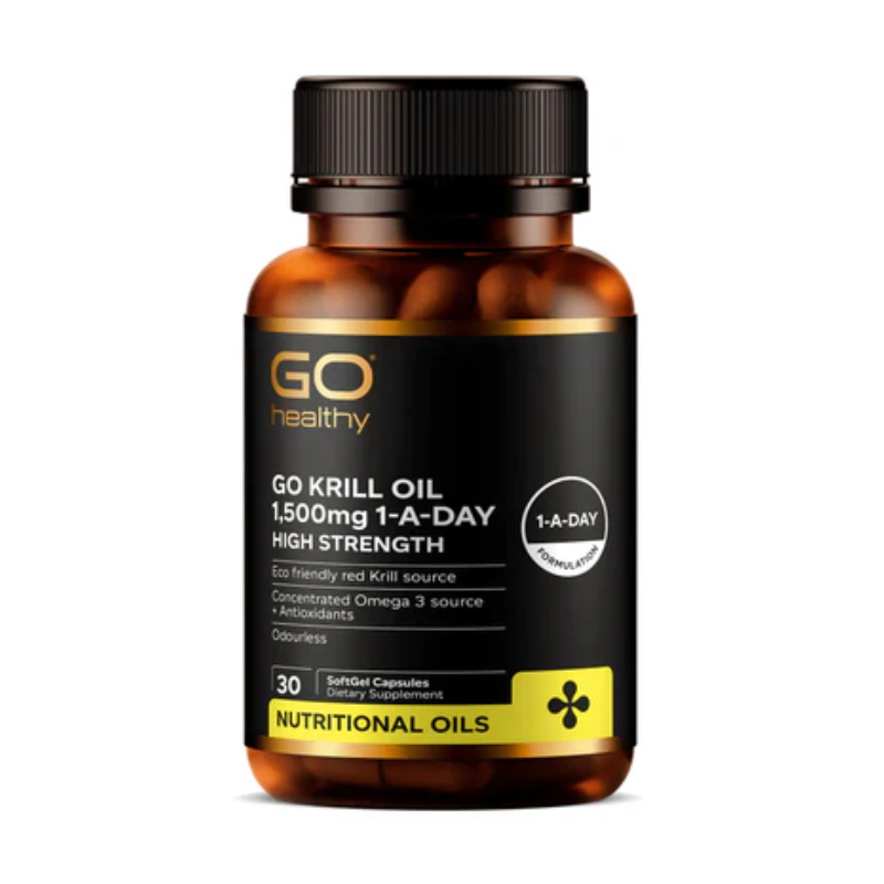 GO Krill Oil 1500mg 1-A-Day 30caps