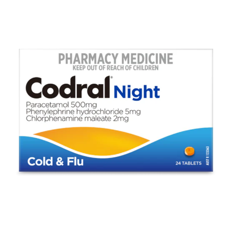 CODRAL Nightime Tabs 24s