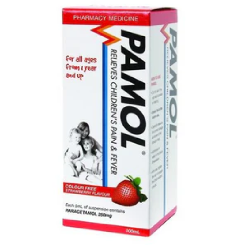 Pamol All Ages S/ber Col/Free 100ml