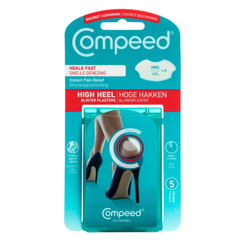 COMPEED H/Heel Blister Plaster 5pk