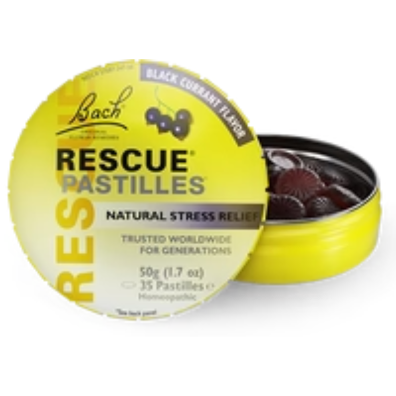 BACH Rescue Pastilles B/Currant 50g