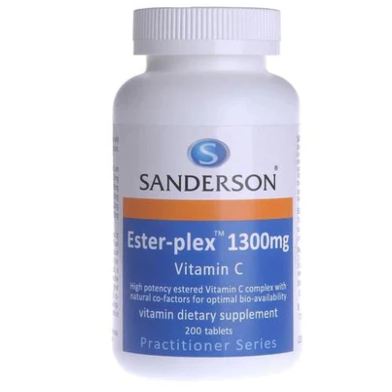 SANDERSON E/P Vit.C 1300mg 200tabs