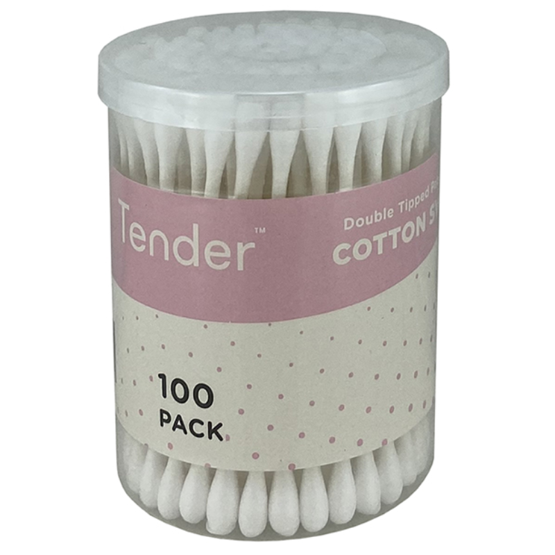 Tender Cotton Tips 100pk tub T094