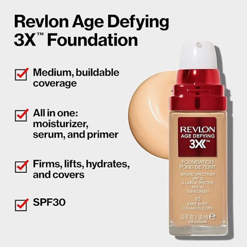 Revlon Age Defying 3X Foundation – Fresh Ivory