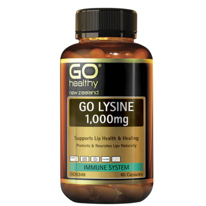 GO Lysine 1000mg Capsules 60s