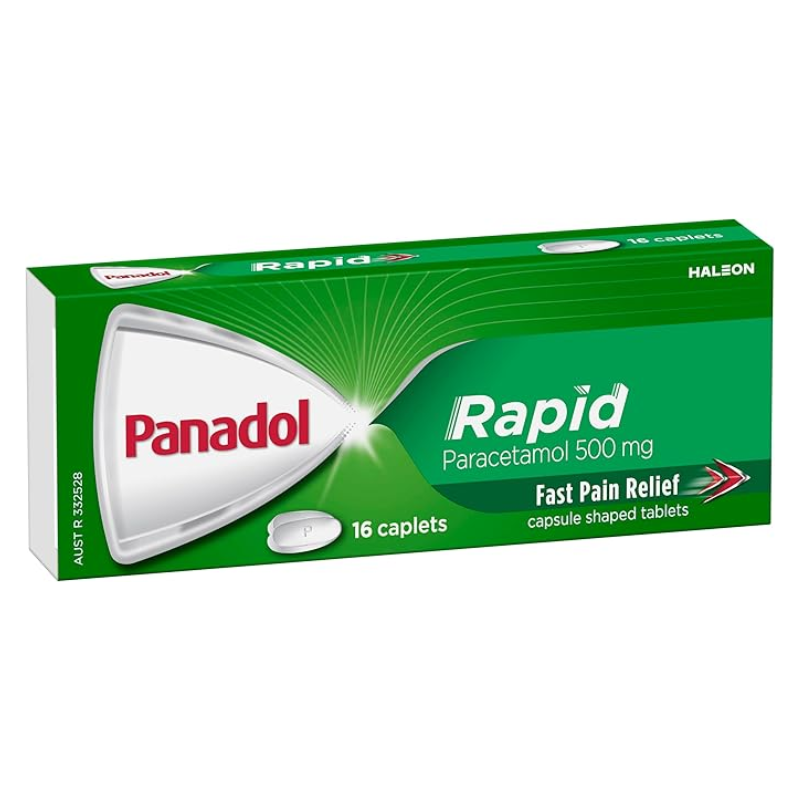 PANADOL Rapid Caplets 500mg 16pk