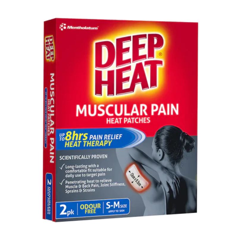 Mentholatum Deep Heat Patch 2pk