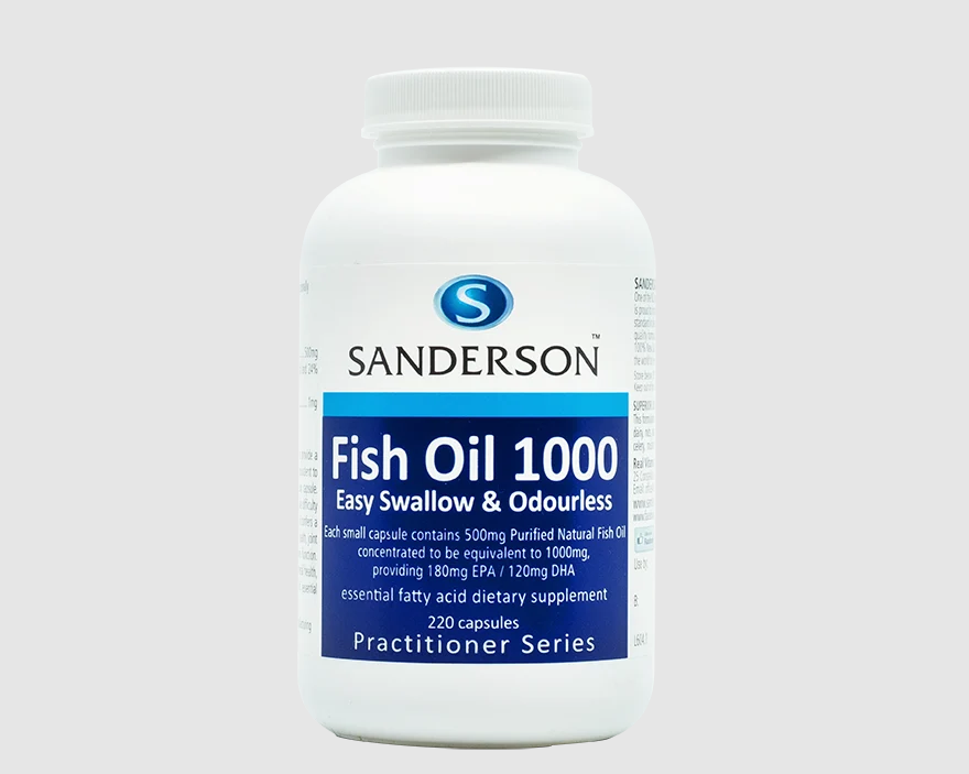 Sanderson Fish Oil 1000 Concentrated 220s