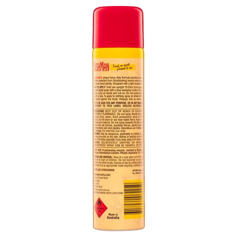 BUSHMAN H/Duty Aerosol 40% Deet 225g