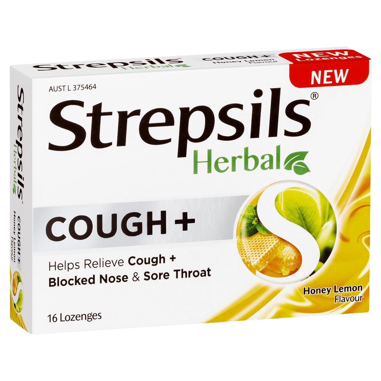 STREPSILS Loz Herb Cough Hny Lmn 16s