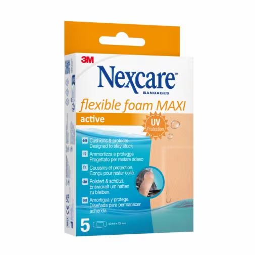 N/C Actv Flex Foam Maxi Plaster 5s