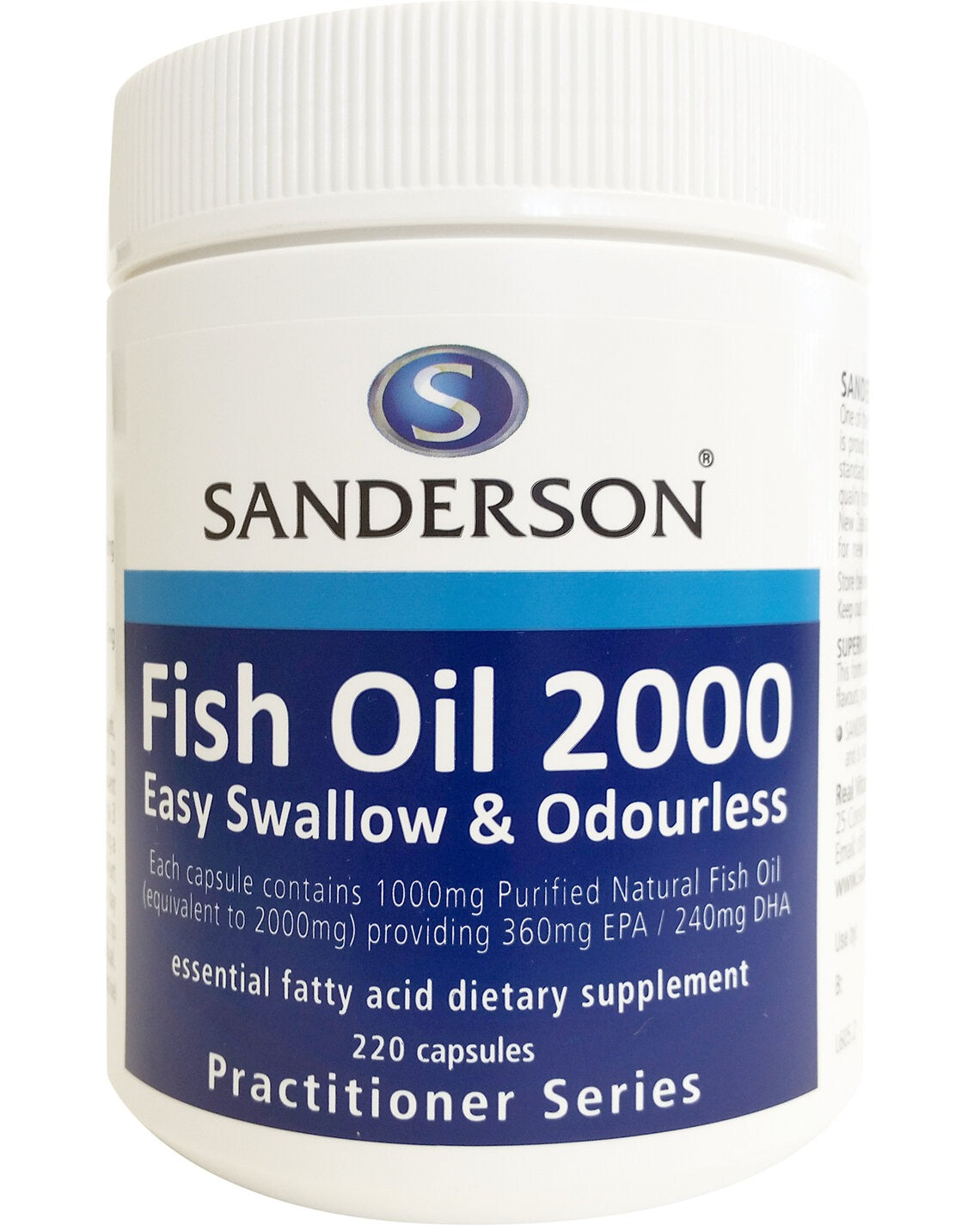 SANDERSON Fish Oil 2000 220caps