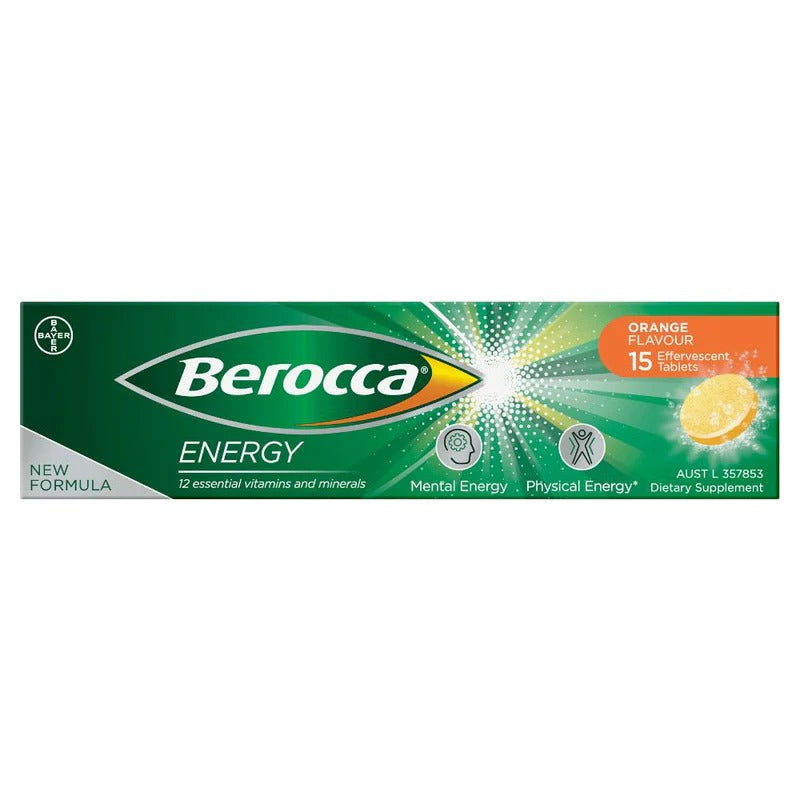 BEROCCA Enrgy Orange Eff Tabs 15s