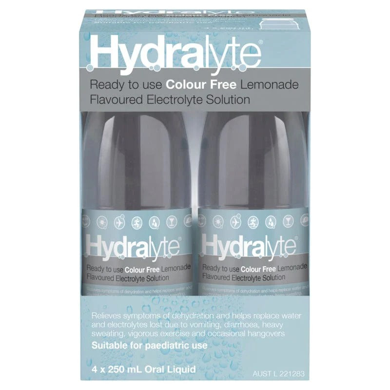 HYDRALYTE Liquid Lemonade 250ml 4pk