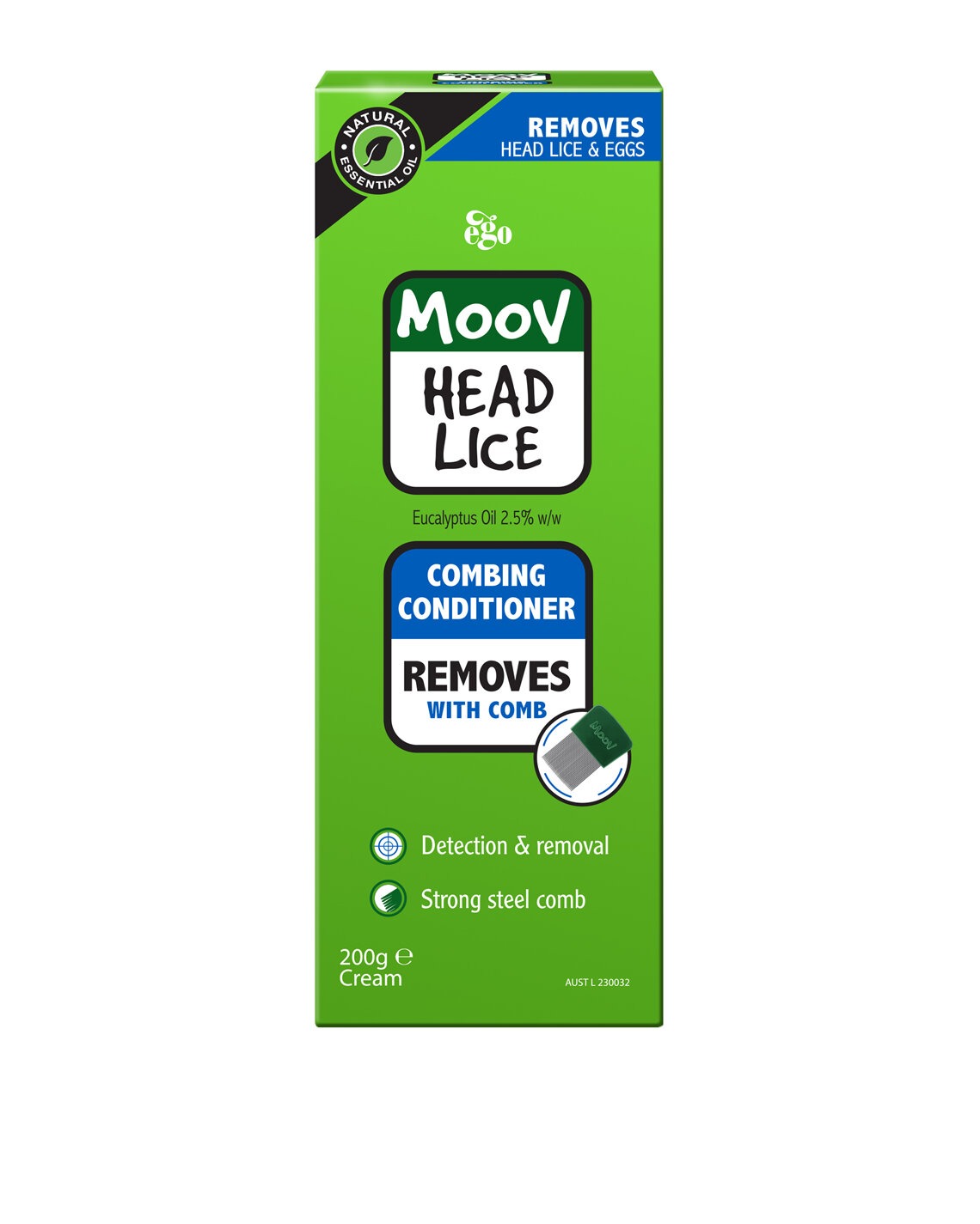 EGO MOOV Head Lice Combng Cond 200ml