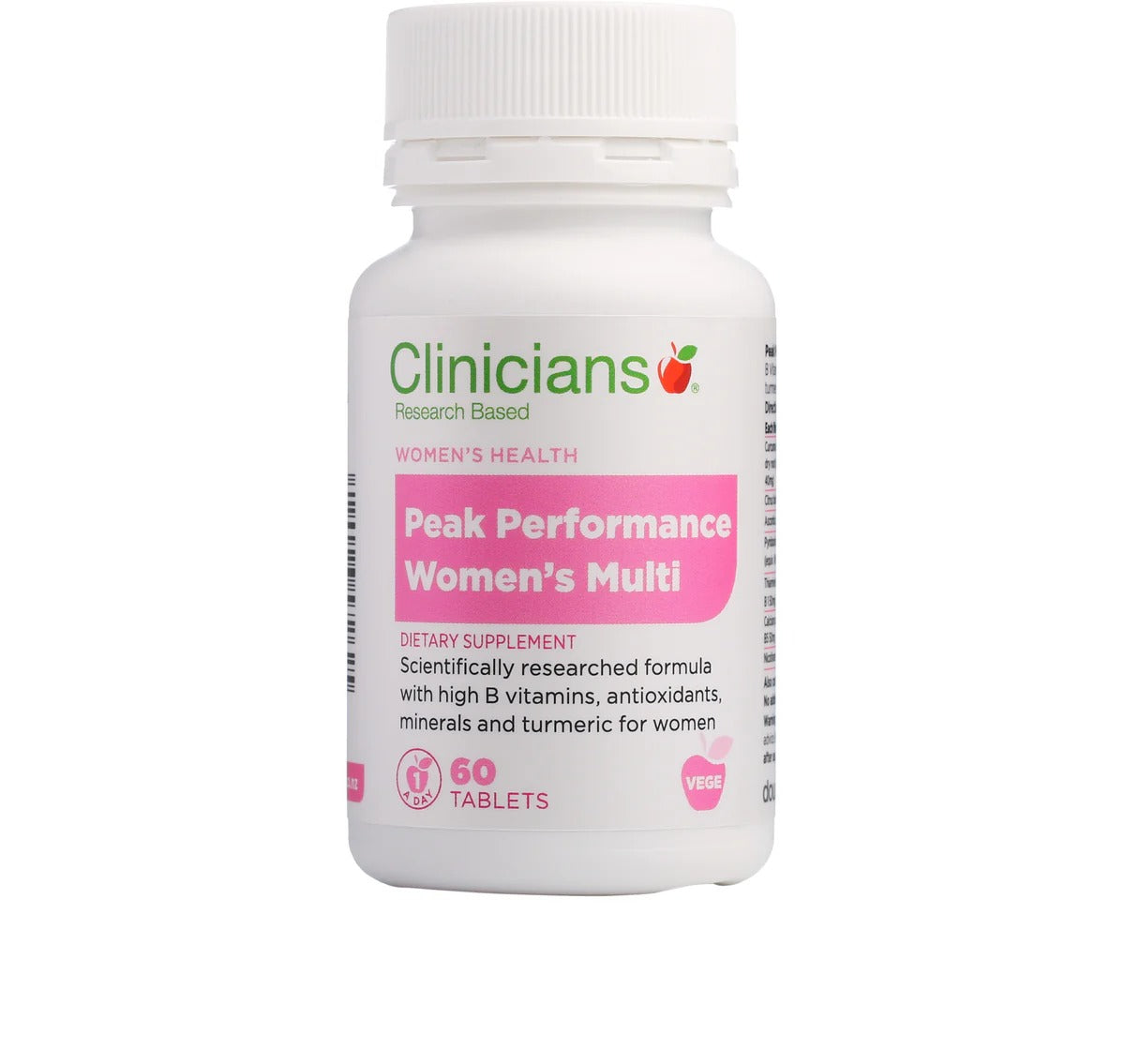 CLINIC. Wmn Multi Peak Perf Tabs 60s