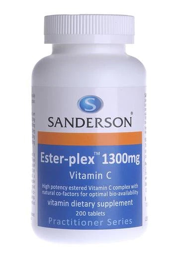 SANDERSON E/P Vit.C 1300mg 200tabs