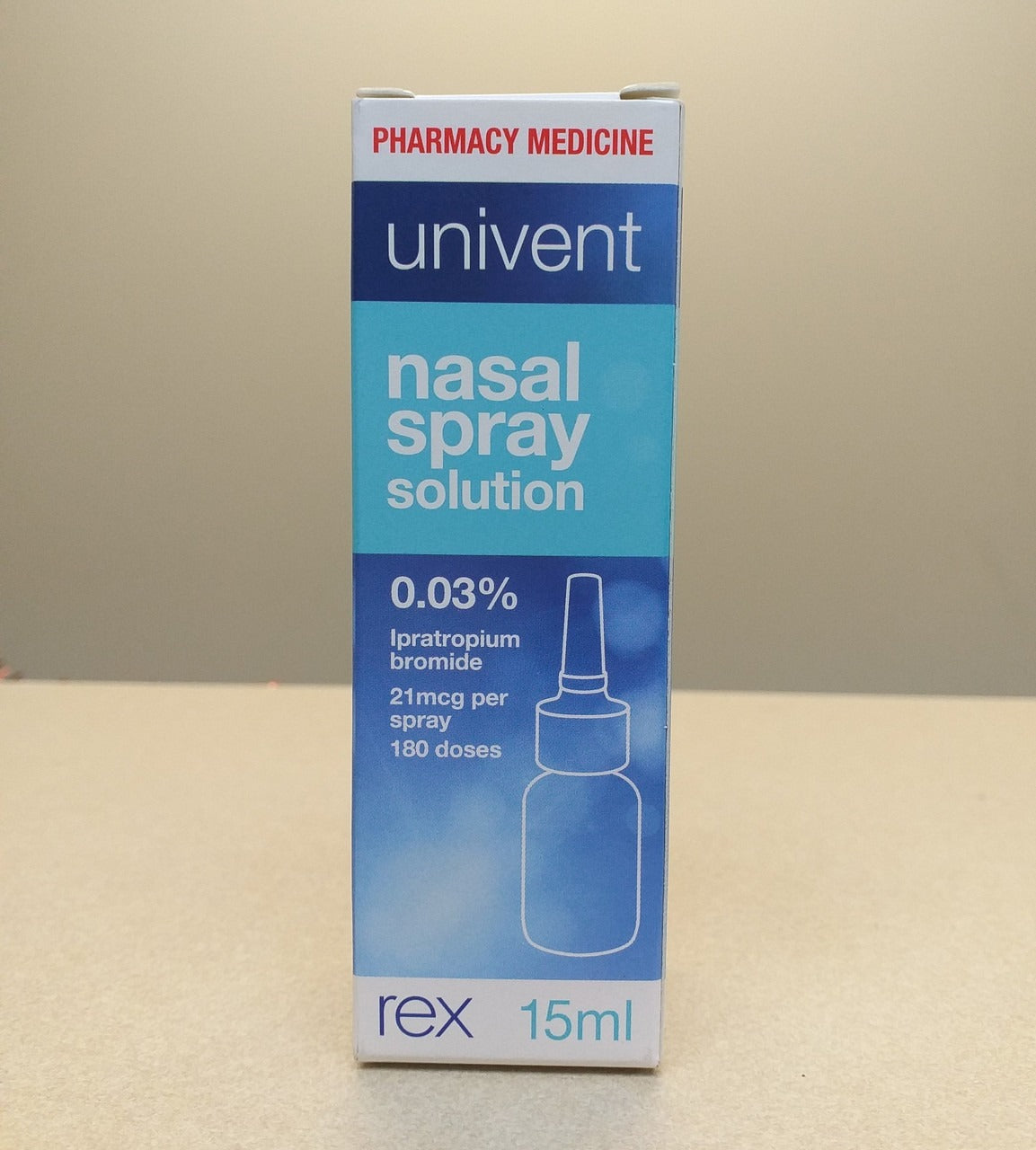 UNIVENT Nasal Spray 15ml REX