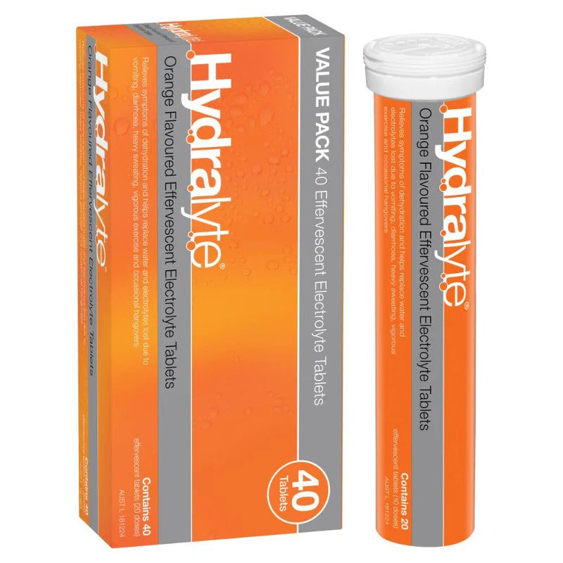 Hydralyte Eff. Tablets Orange 40s