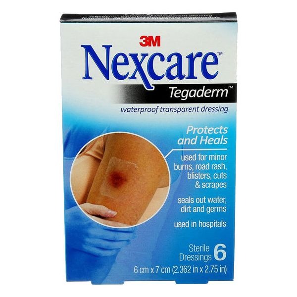 N/C Tegaderm W/P Trans. Dr 6x7cm 6s