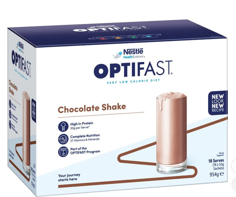 OPTIFAST VLCD P+ Shake Choc 10pk