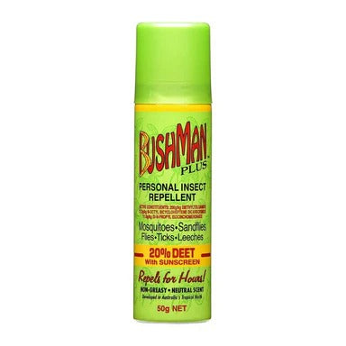 BUSHMAN Plus Aerosol 20% Deet 50g