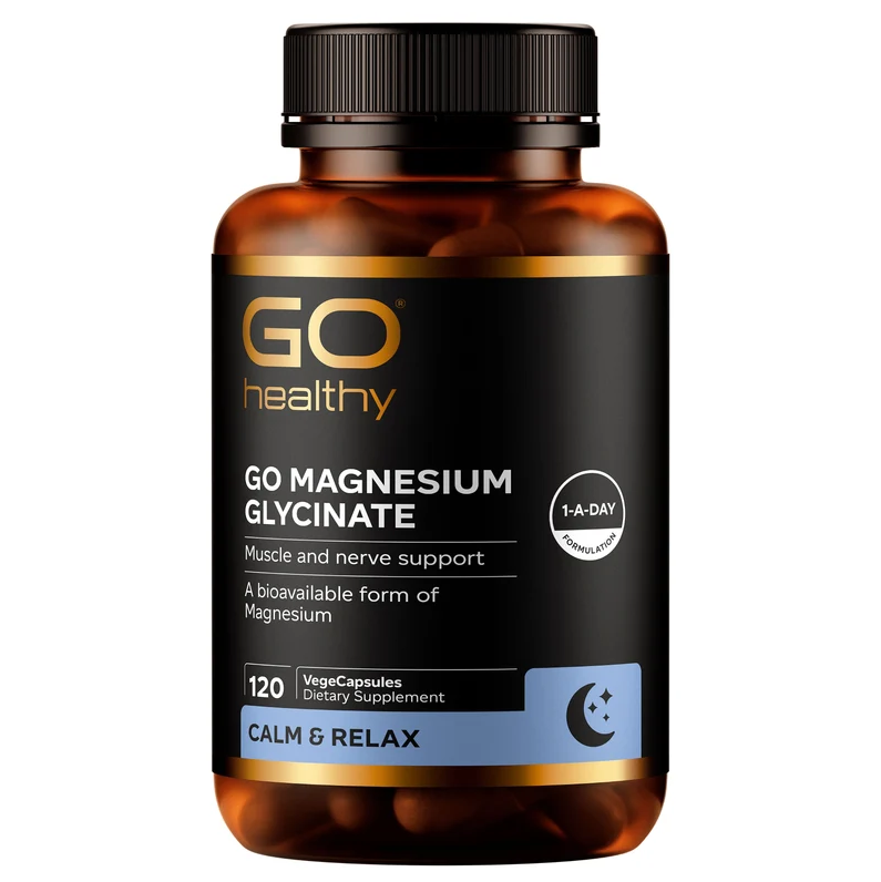 GO Magnesium Glycinate Vcaps 120s